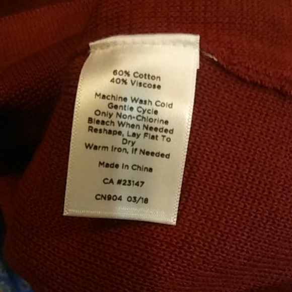 Talbots Burgandy Sweater - Picture 8 of 8